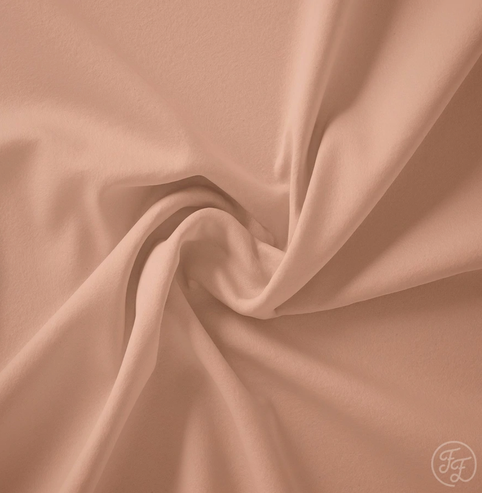 Family Fabrics Rose Solid Cotton Jersey