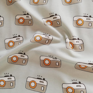 Olabela Cameras Mint French Terry Cotton Fabric
