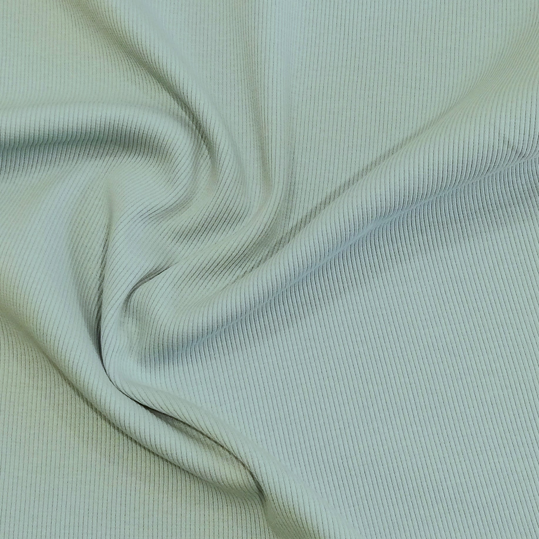 Olabela Holiday Blue 2x2 Ribbed Knit cotton fabric