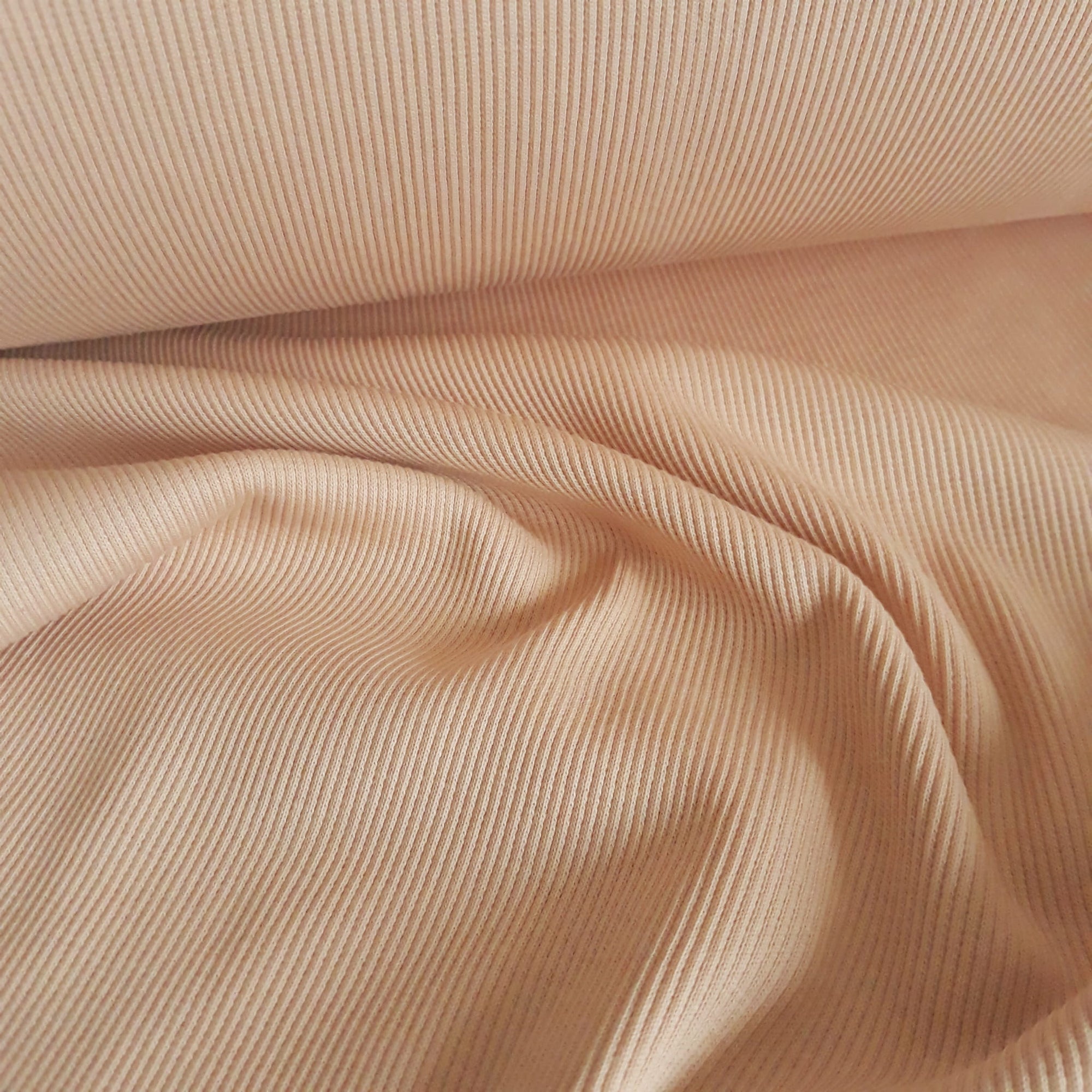 Olabela Powder 2x2 Ribbed Knit cotton fabric